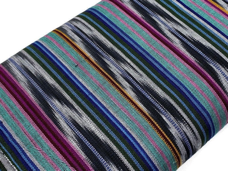 Striped 100% Cotton Napkins from Guatemala (Set of 6) - Peaceful Stripes