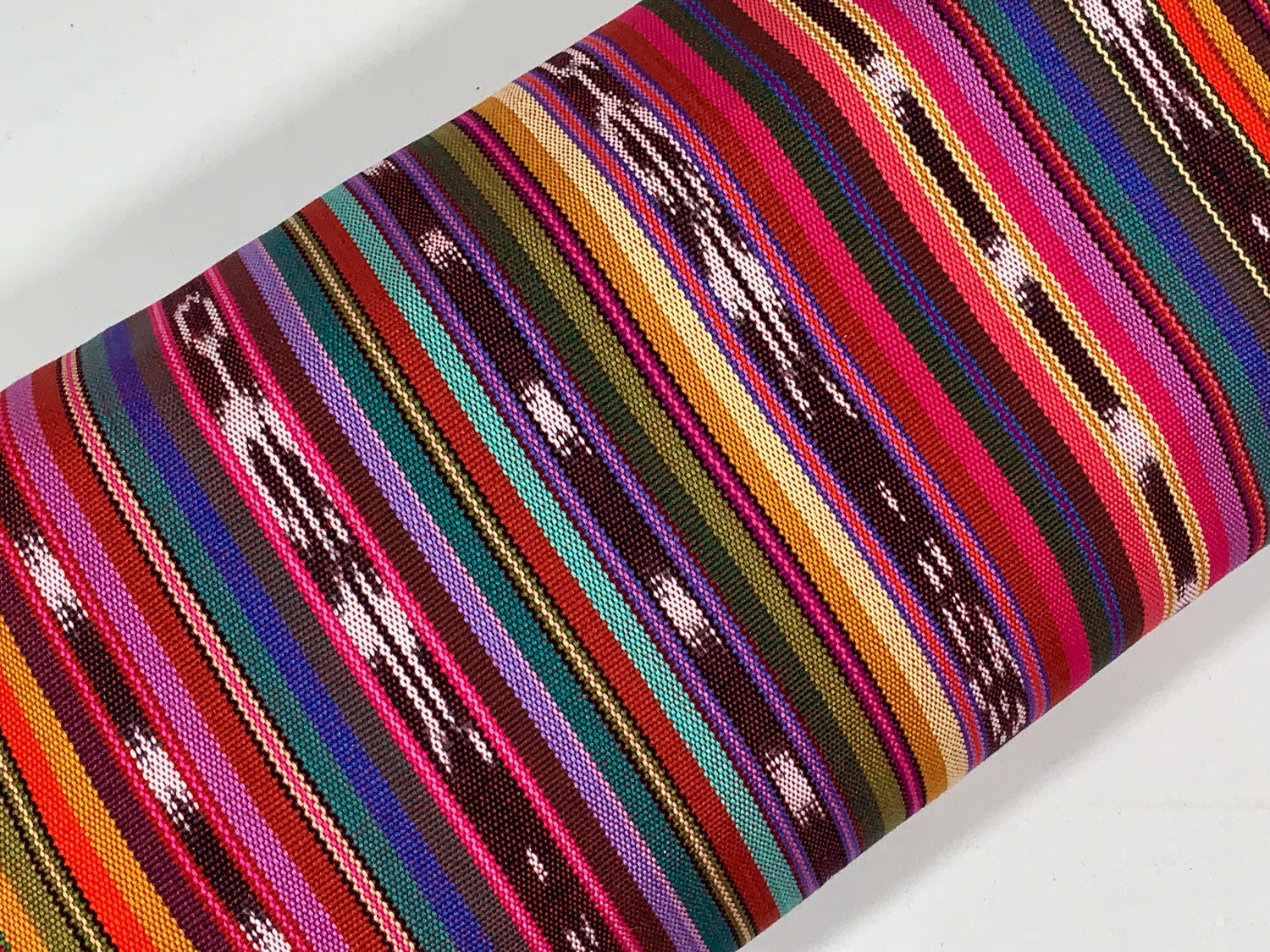 Rainbow Ikat Guatemalan Fabric