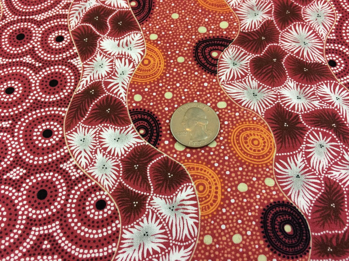 Australian Aboriginal Wild Seed & Waterhole Red