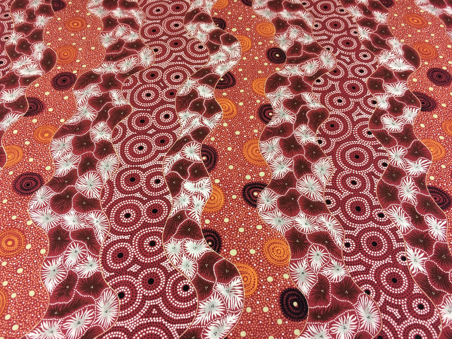 Australian Aboriginal Wild Seed & Waterhole Red