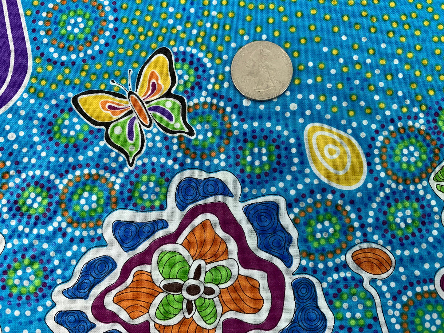 Australian Aboriginal Summertime Rainforest Blue