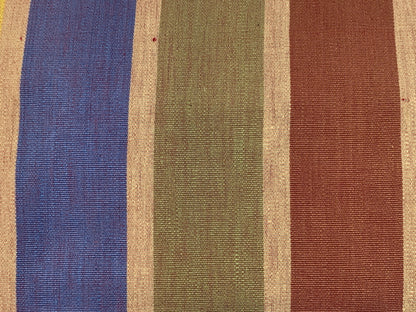 Guatemalan Handwoven Earth Tone Wide Stripes