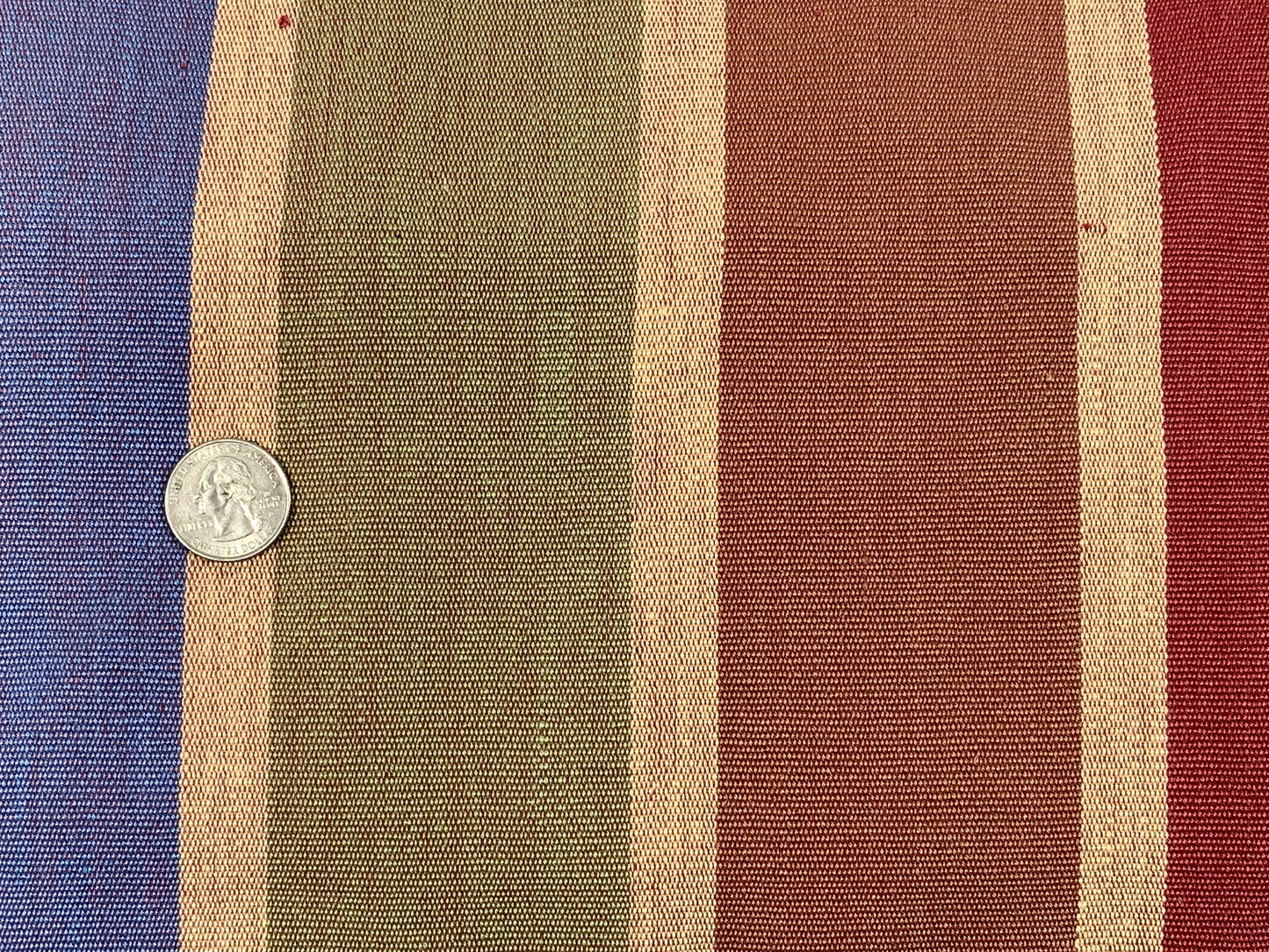 Guatemalan Handwoven Earth Tone Wide Stripes