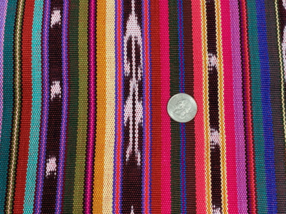 Guatemalan Handwoven Bright Southwest Style Ikat