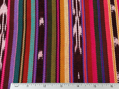 Guatemalan Handwoven Bright Southwest Style Ikat