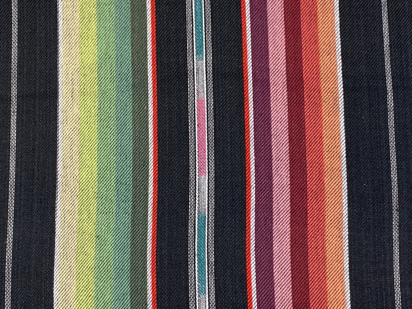 Southwest Style Woven Black, Green, & Pink