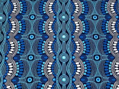 Australian Aboriginal Desert Flora Blue