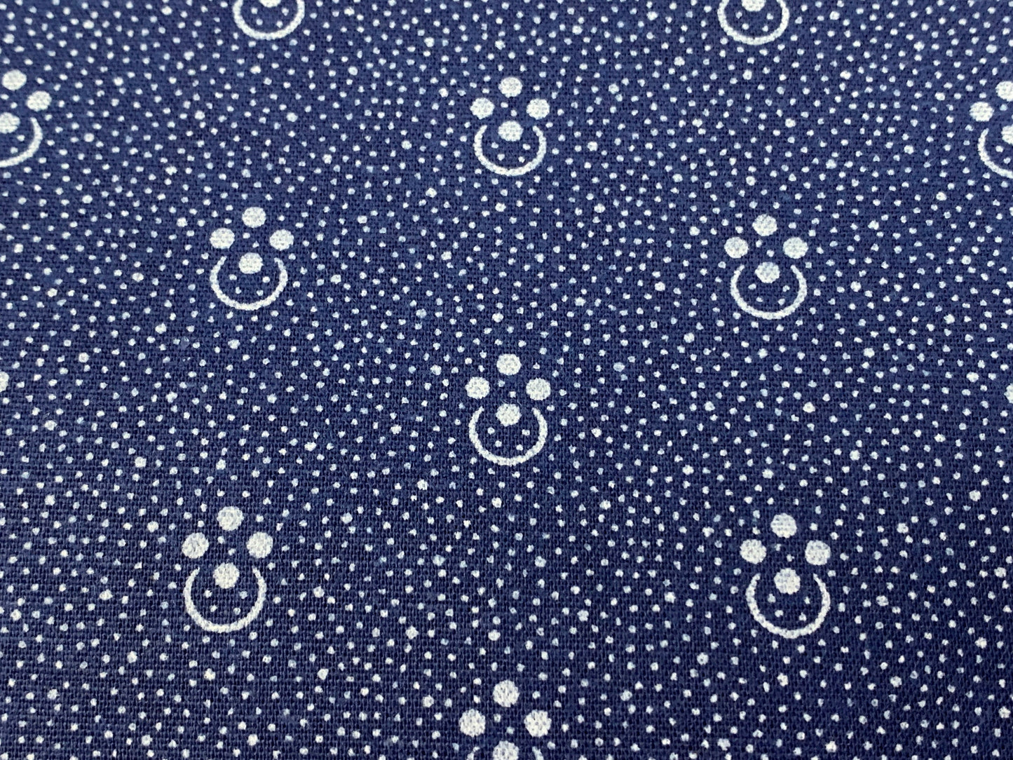 South African Shweshwe Fabric by the YARD. DaGama Three Cats Indigo Tiny Tracks. Cotton Print Fabric for Quilting, Apparel, and Home Décor.