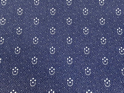 South African Shweshwe Fabric by the YARD. DaGama Three Cats Indigo Tiny Tracks. Cotton Print Fabric for Quilting, Apparel, and Home Décor.